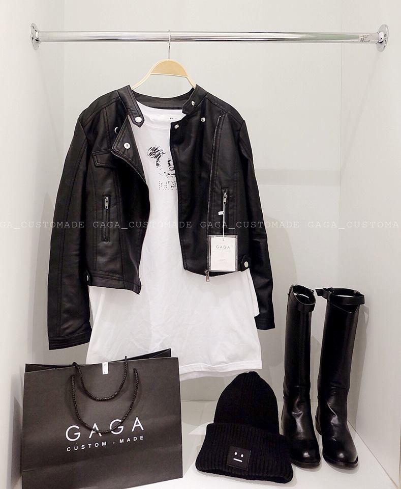 ZARA LEATHER JACKET BLACK - Image 4