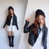 ZARA LEATHER JACKET BLACK
