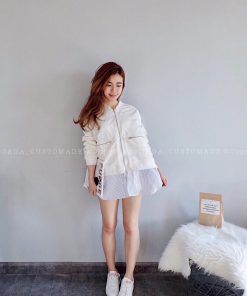 2in1 Bomber Jacket (White)