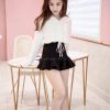 SCALLOP MINI SKIRT (BLACK)