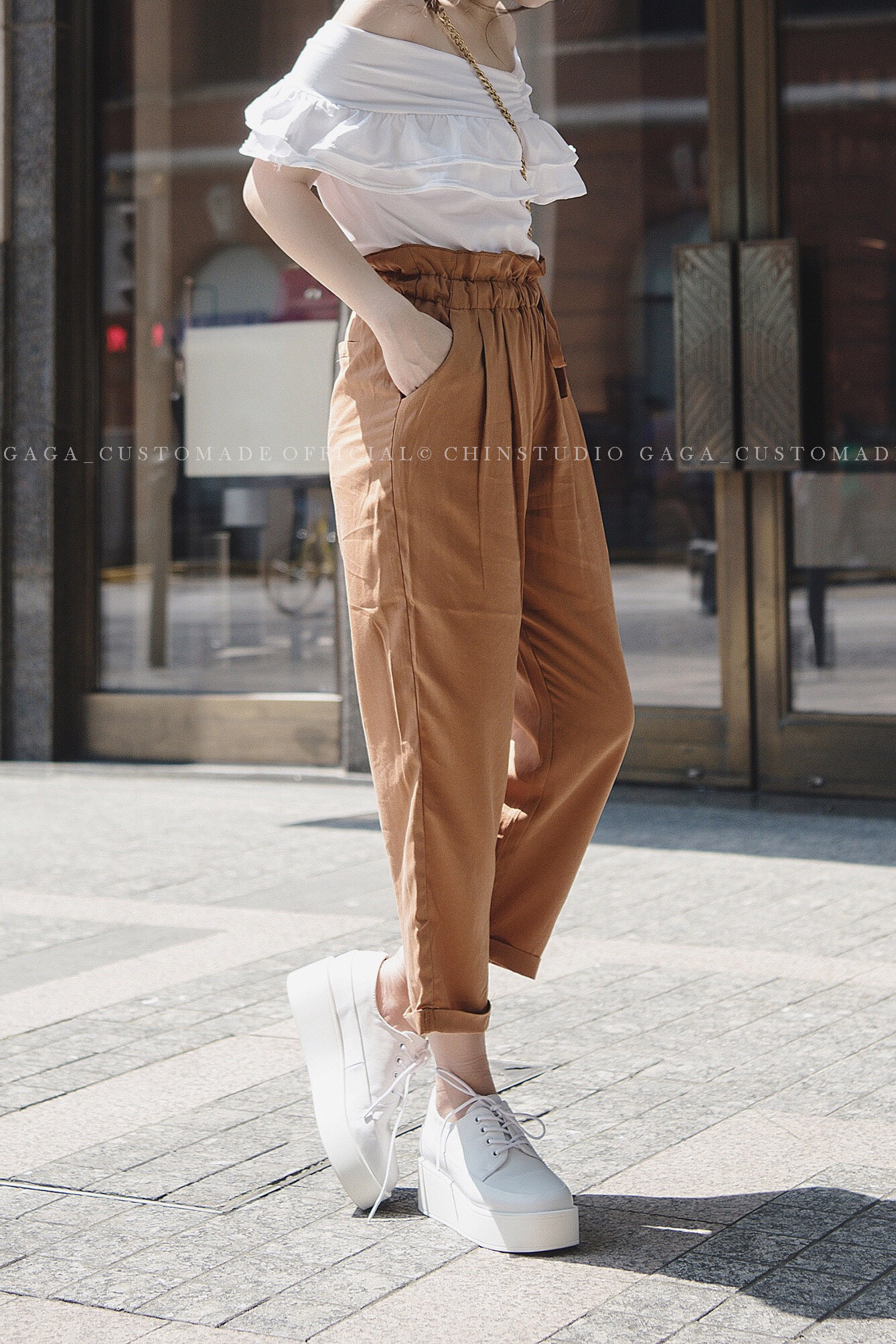 PEGGED TROUSERS (KHAKIS) - Image 6