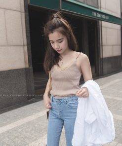 INNER V LACE KNIT (KHAKIS)
