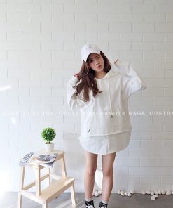 GAGA POCKET HAT DRESS (WHITE)