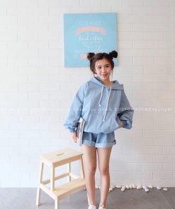 GAGA JEANS SUIT (DENIM TOP + SHORT)