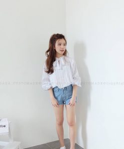 Tight Up Blouse (White)