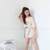 STYLISH TEE DRESS (BEIGE ARMY)