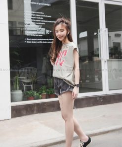 NY BOY-FIE TEE (GREY ARMY)