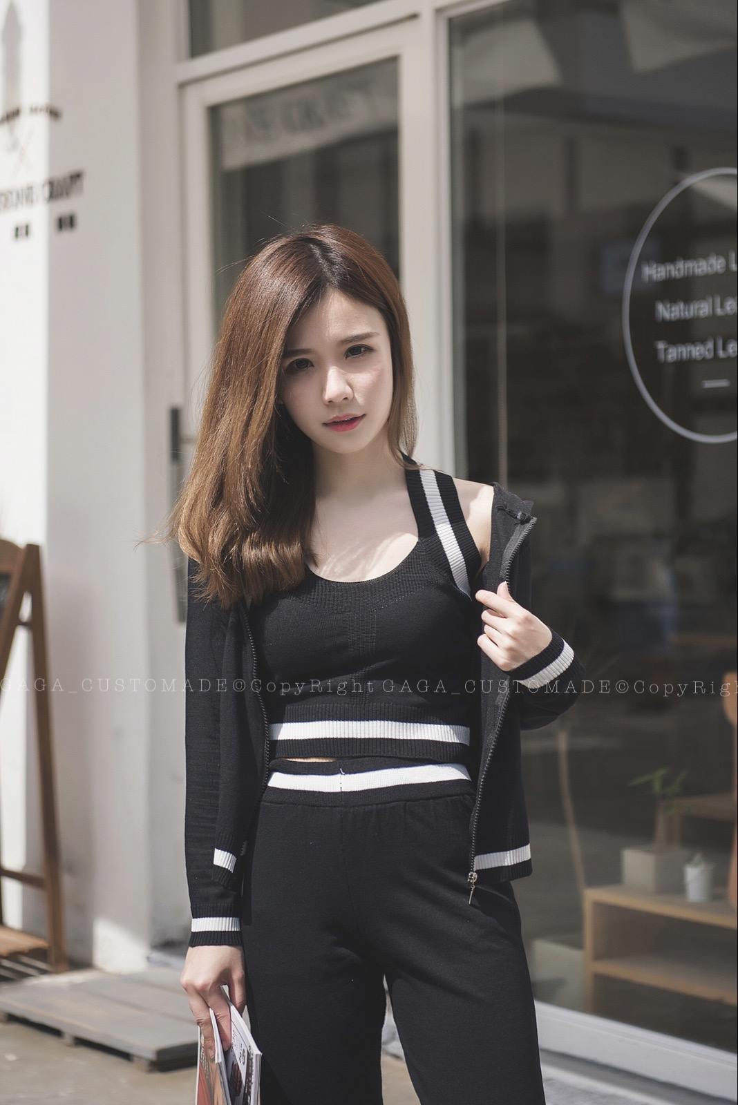 3IN1 KNIT SET (BLACK) - Image 6