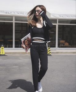 3IN1 KNIT SET (BLACK)