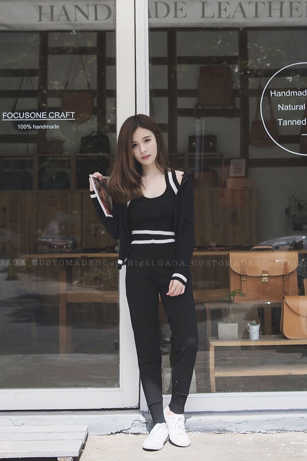 3IN1 KNIT SET (BLACK) - Image 2