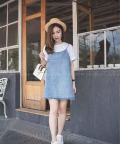 MINI JEAN DRESS (DENIM)