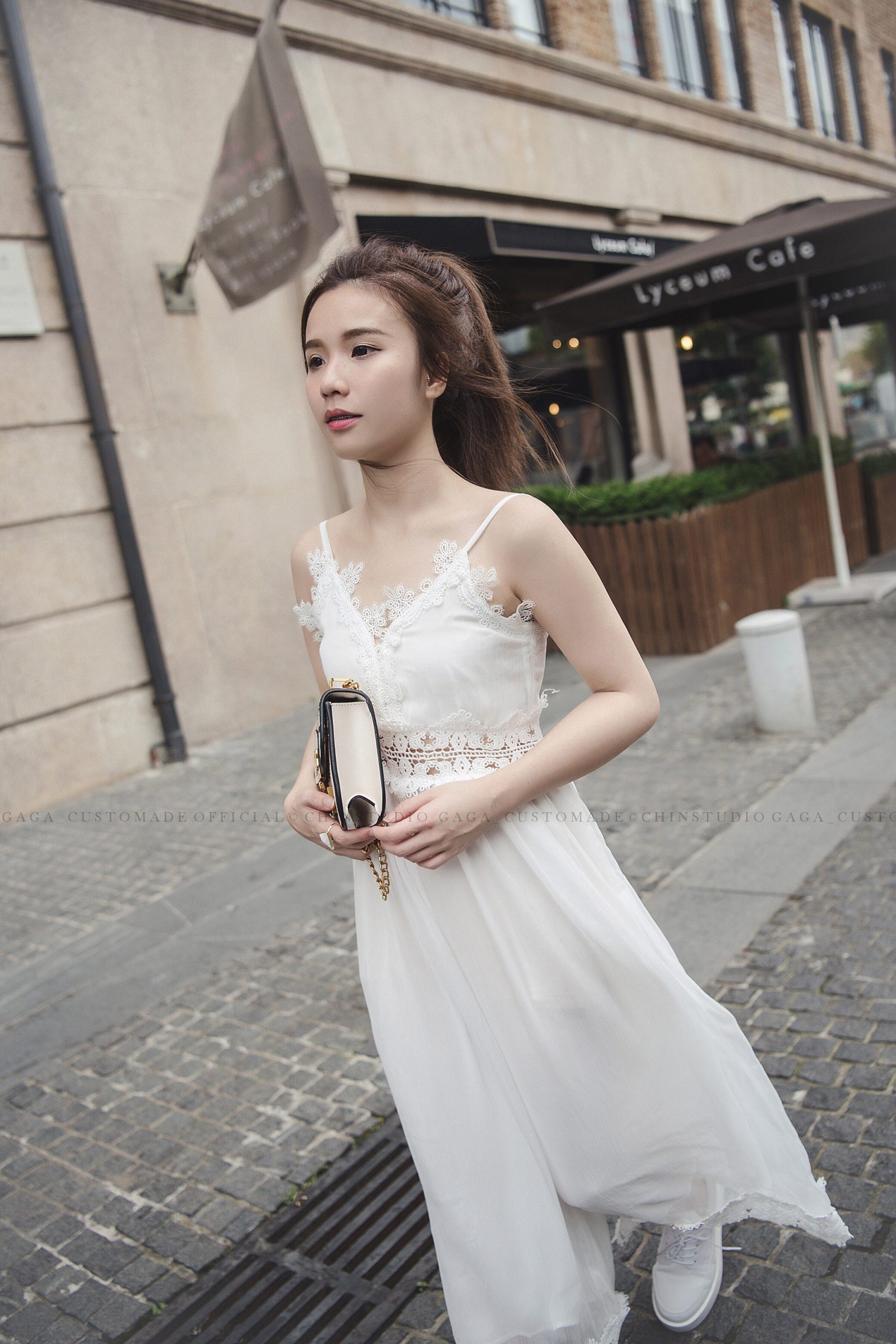 LACE UP JUMPSUIT (WHITE) - Image 4