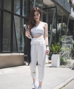 RUBBER RIPPED PANTS (BLACK)