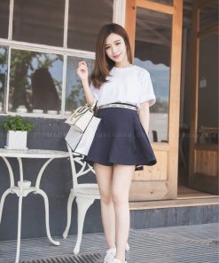 CUSTOMADE DIORE SKIRT (NAVY)