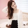 BUTTON LACE KNIT (WHITE)