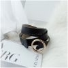 O LEATHER BELT (BLACK)