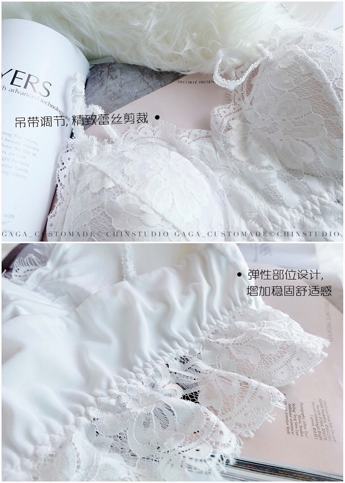 LACEY TUBE BRA (WHITE) - Image 5