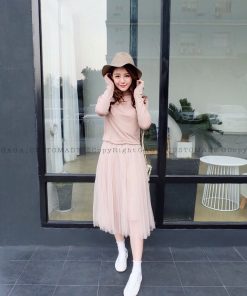 Champagne Midi Skirt (Champagne)